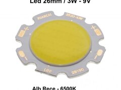 LED COB 26MM , PUTERE 3W